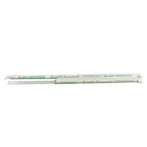 Earth Smart™ 10.25" Giant Clear Compostable Straw, Wrapped