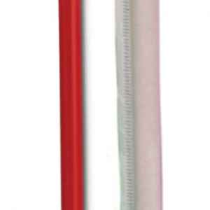 10.25" Tall Giant Red PP Straw, Wrapped