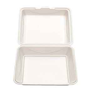 Envirofoam® 10.3" White PS Hinge