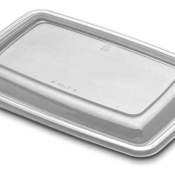 FreshServe® 10.5" x 7.1" PET Lid for 64 oz. Container