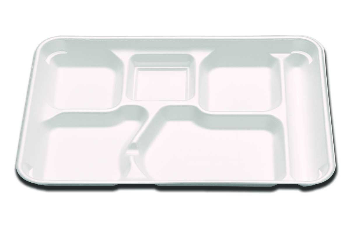 ENVIROFOAM TRAY 6 COMPARTMENT