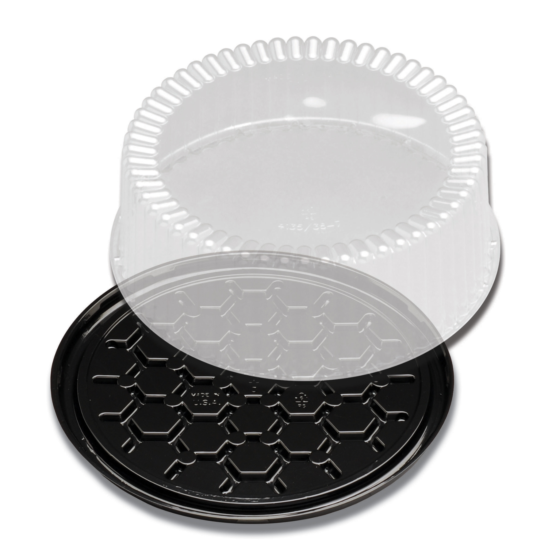 DSPLYCAKE 9" 1,2 LAYER BLACK 80PK
