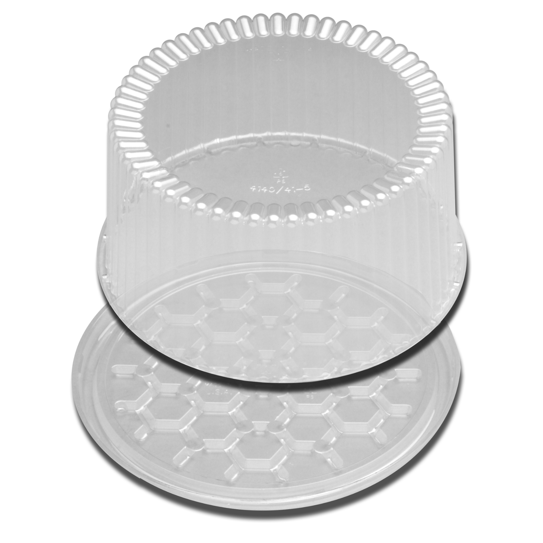 DSPLYCAKE 9" 2,3 LAYER CLEAR 80PK
