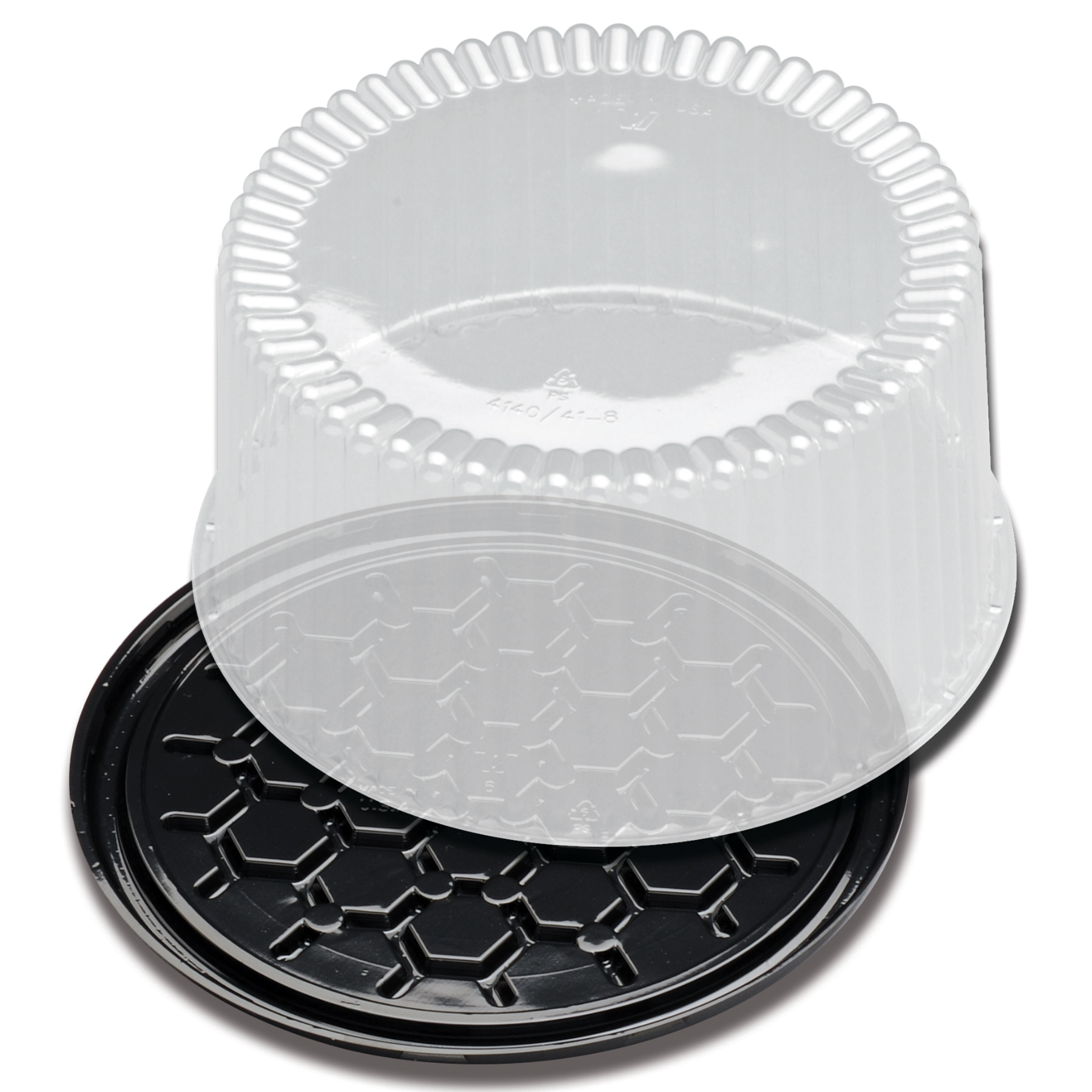 DSPLYCAKE 9" 2,3 LAYER BLACK 80PK