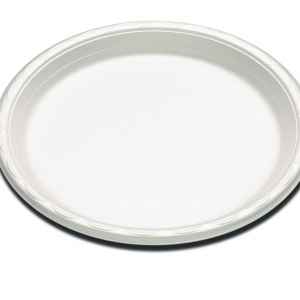 Enviroware® 10" Round White PS Plate