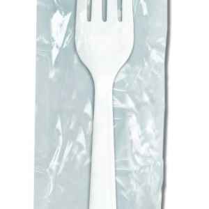 Monarch White PS Fork, Wrapped