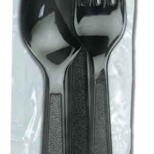 Monarch Ebony PS Fork, Knife & Teaspoon, Wrapped