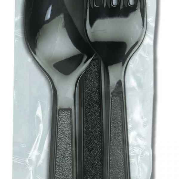 Monarch Ebony PS Fork, Knife & Teaspoon, Wrapped
