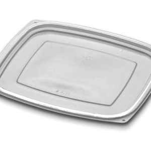 VersaPak® 7.5" x 6.5" PS Flat Lid for 24/32 oz. Containers