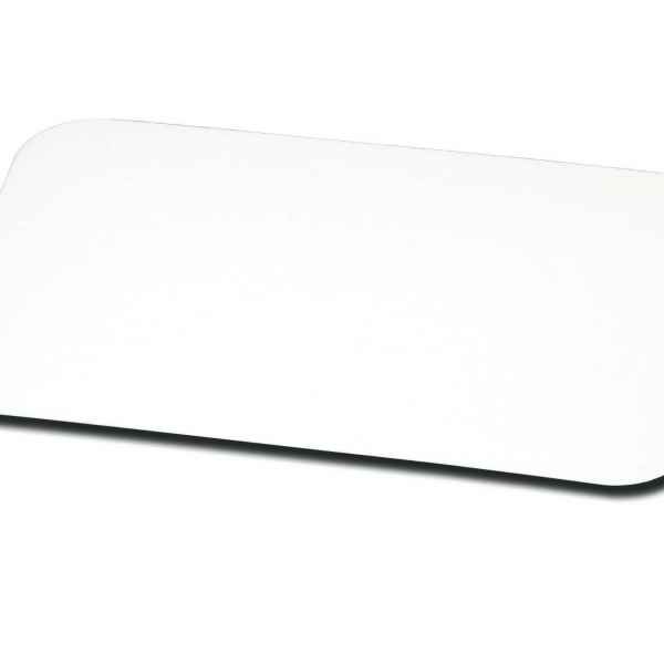 12.2" x 8" Thick Board Lid for 4 lb. Alum Closeable Oblong Pan