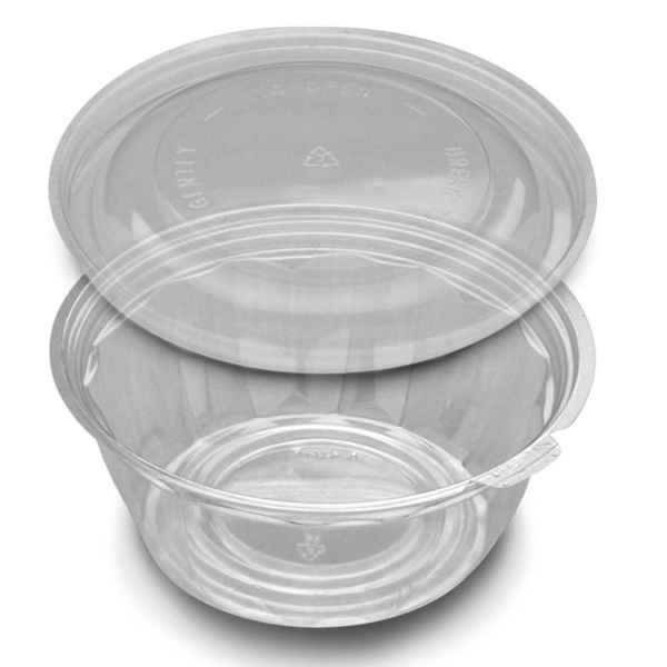 JustFresh™ 7.6" Round PLA Bowl w/ High Dome, 32 oz.