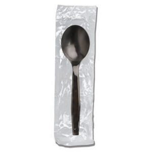 Senate Ebony PP Soup Spoon, Wrapped, 1000 ct.