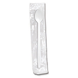 Senate White PP Soda spoon, Wrapped