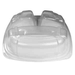 Forum Pro 9" Square PP 3-Comp. High Dome Anti-Fog Lid
