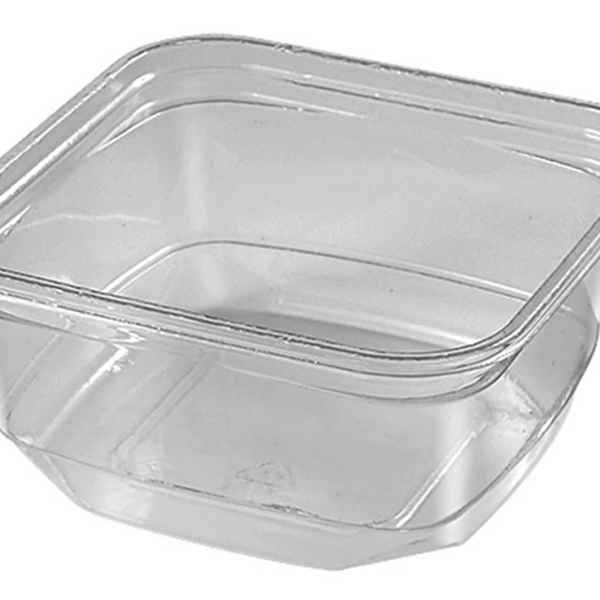 FreshServe® Square PET Container, 12 oz.