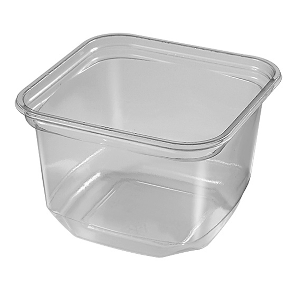 16 oz. BOTTLEBOX Square Deli Container - Made from rPET ♻️