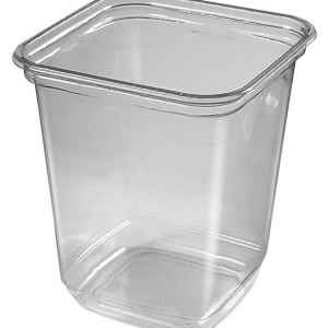 FreshServe® Square PET Container, 32 oz.