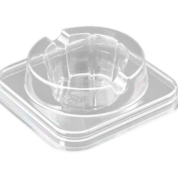 4.5" Square PET Cup Cake Base